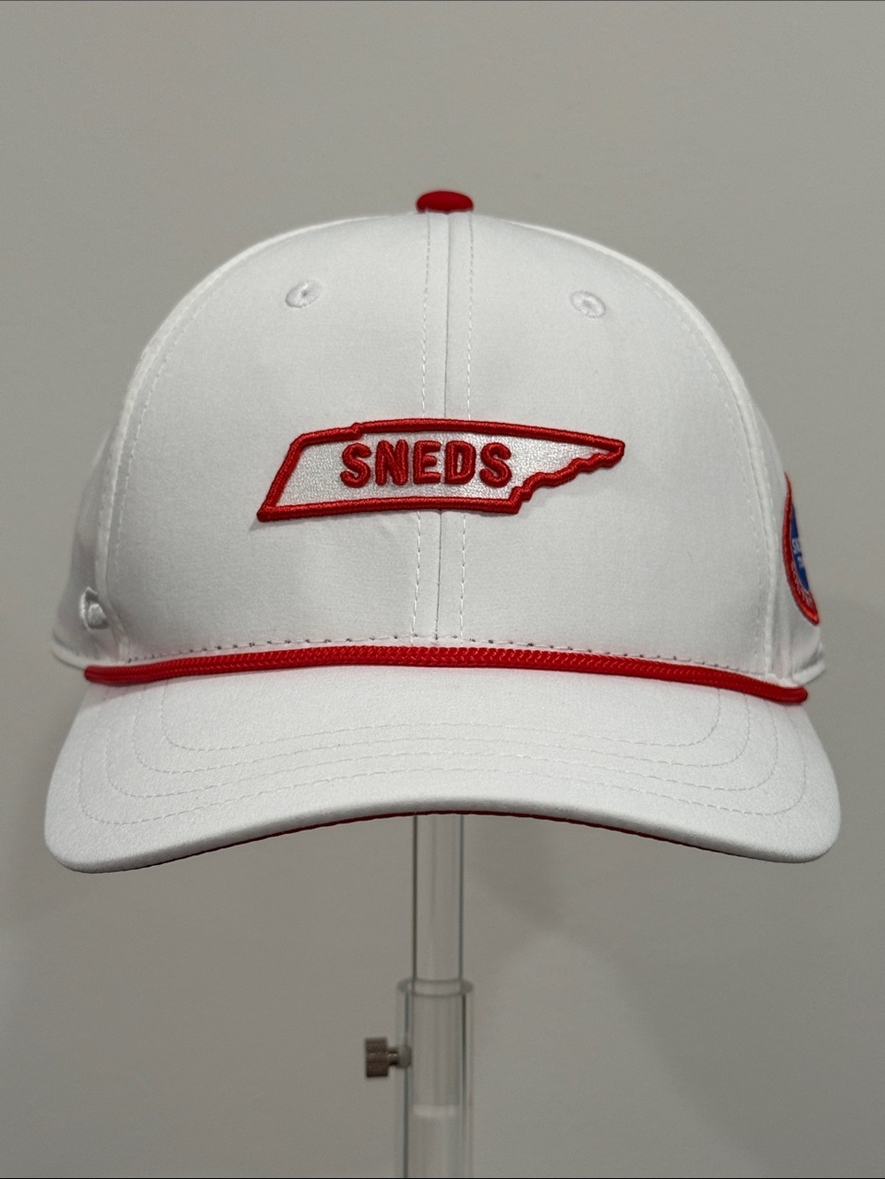 Pukka Sneds Tour Red/White Adjustable Snapback Golf Hat